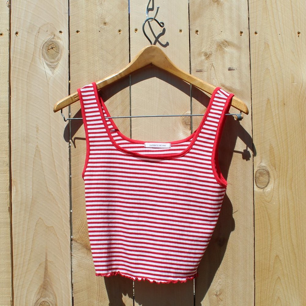 Striped Crop Top